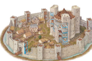 Le difese del castello - Assedio