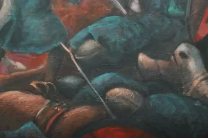 Particolare dipinto Assedio di Montagnana
